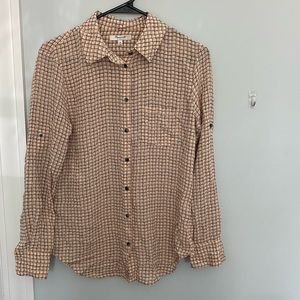 Madewell checkered button down